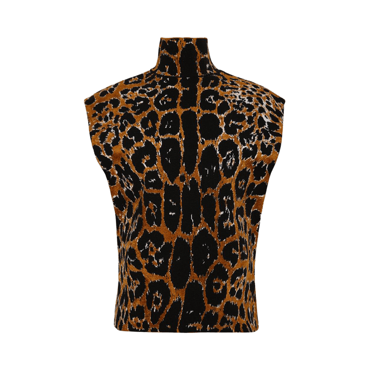 Alaïa Leo Top "Noir/Multicolor"