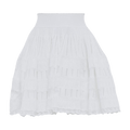 Alaïa Fluid Skirt "Blanc Optique"