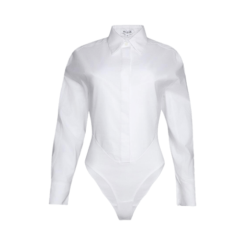 Alaïa Layer Bodyshirt "Blanc"