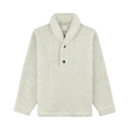 Aimé Leon Dore Shawl Collar Fleece Pullover "Silver Birch"