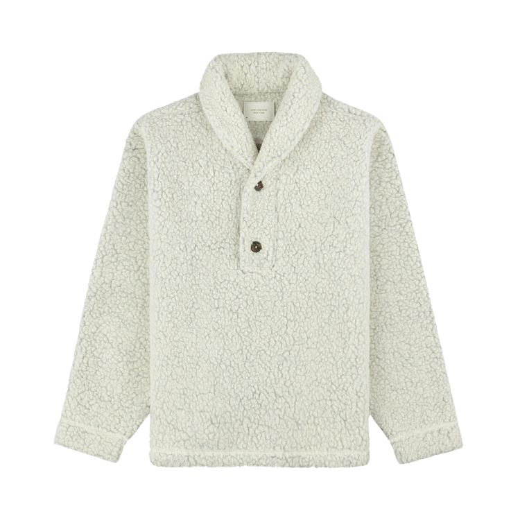 Aimé Leon Dore Shawl Collar Fleece Pullover "Silver Birch"