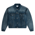 Rhude Oversized Denim Trucker "Light Indigo"