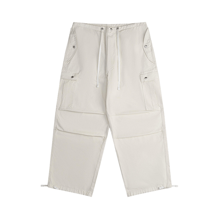 Rhude Washed Parachute Pants "Off White"