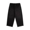 Rhude Washed Parachute Pants "Black"