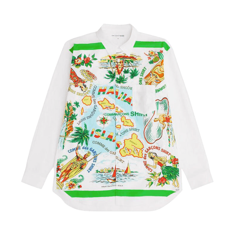 Comme des Garçons SHIRT Woven Shirt "White/Multicolor"