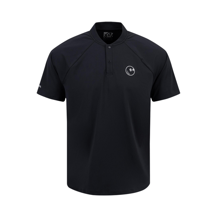 Malbon Performance Blade Collar Polo Shirt "Black"