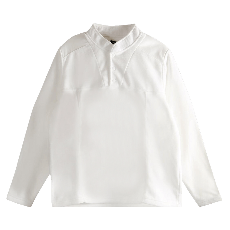 Malbon Colstrip Micro Fleece Sweatshirt "White"