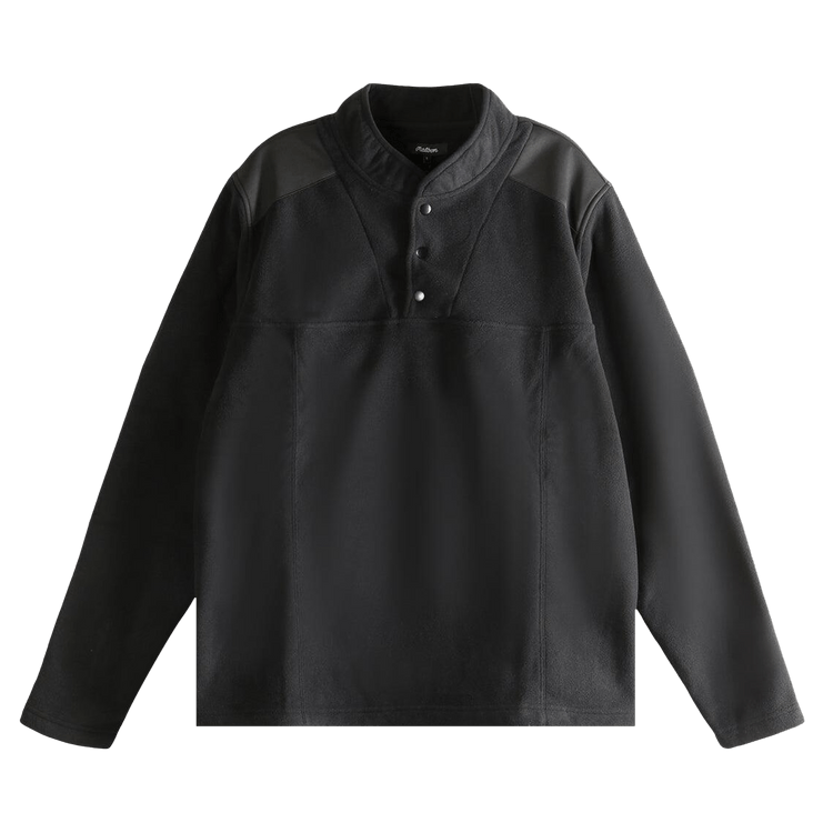 Malbon Colstrip Micro Fleece Sweatshirt "Black"