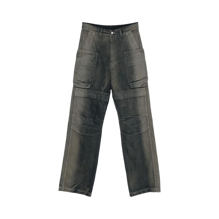 Rick Owens Pantaloni In Denim Stefan Cargo Jeans "Darkdust Degrade"