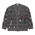 Wales Bonner Sibling Cardigan "Grey/Black/Navy/Ivory"