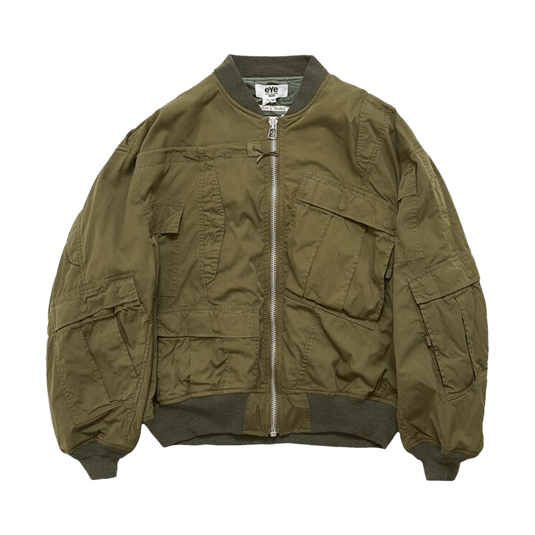 Junya Watanabe MAN x Needles Patchwork Bomber "Khaki"