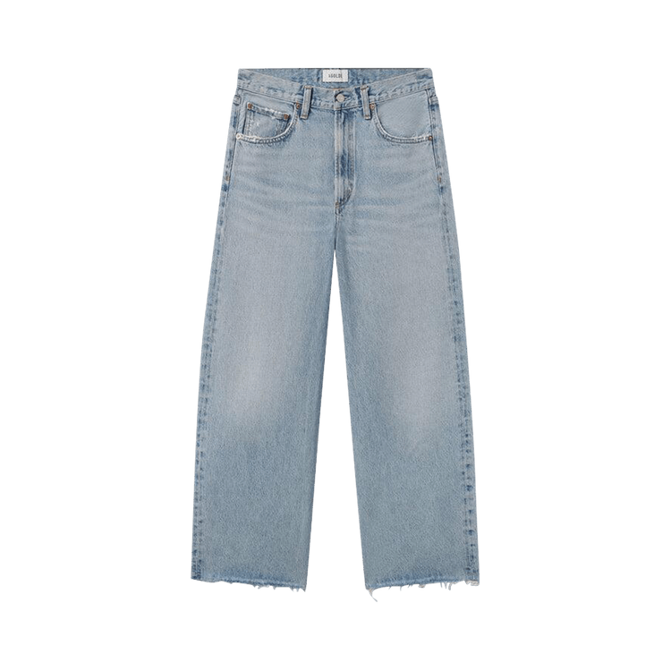 Agolde Low Curve Fray Denim "Force"
