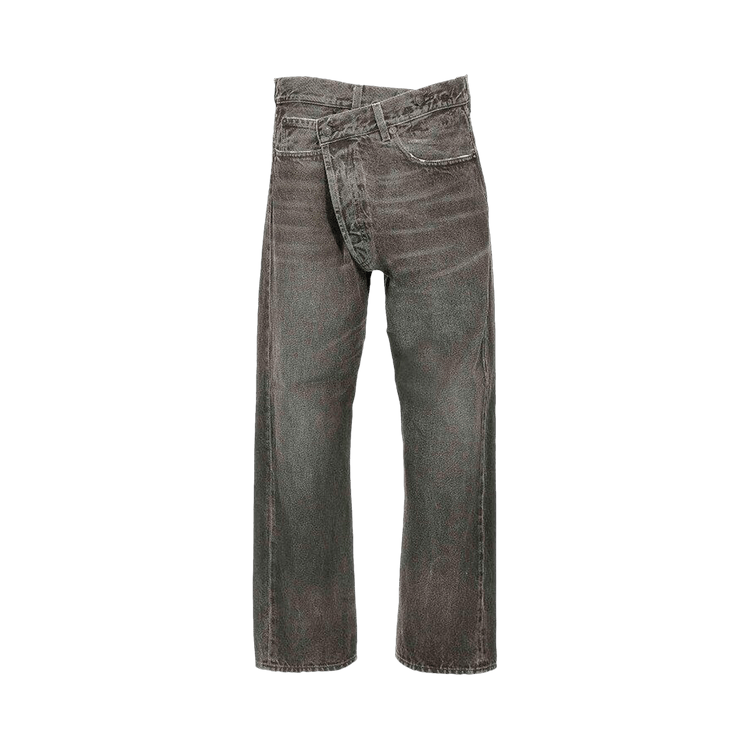 R13 Cross Over Jean "Mud Grey"