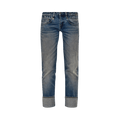 R13 Cuffed Boyfriend Jean "Estin Selvedge Blue"