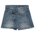 R13 Crossover Short "Bain Blue"