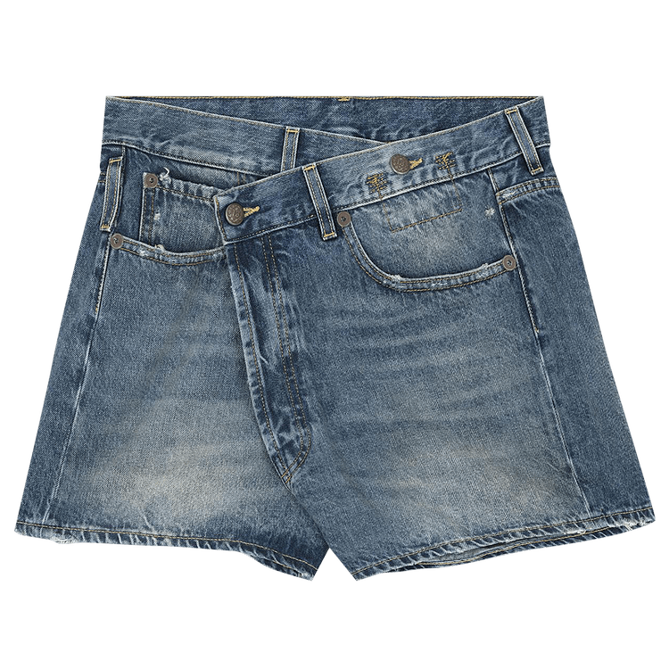 R13 Crossover Short "Bain Blue"