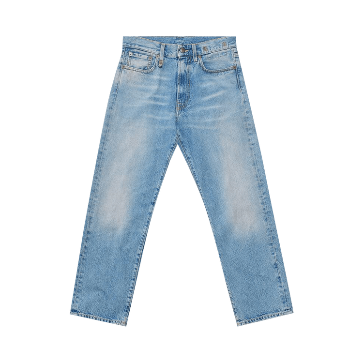 R13 Boyfriend Jean "Veiled Blue"