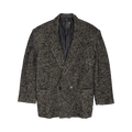 R13 Oversized Double Breasted Blazer "Black Herringbone"