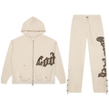 Godspeed OG Logo Sweatsuit V2 "Creme Brolive"