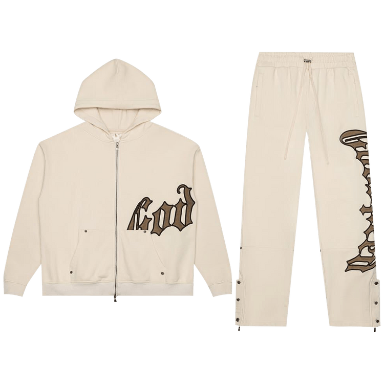 Godspeed OG Logo Sweatsuit V2 "Creme Brolive"