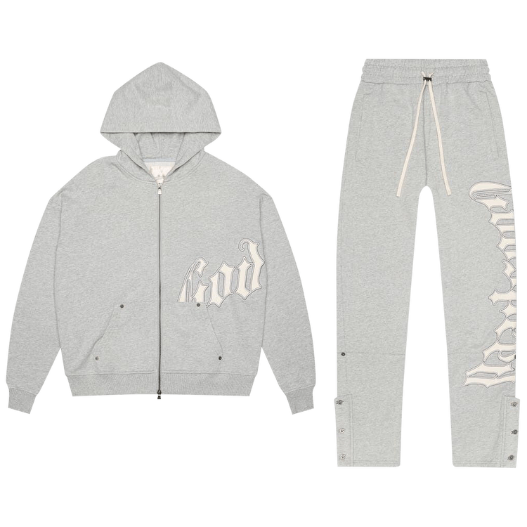 Godspeed OG Logo Sweatsuit V5 "Heather Grey"