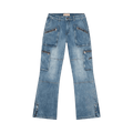 Godspeed Double Pocket Flared Cargo Denim "Blue"