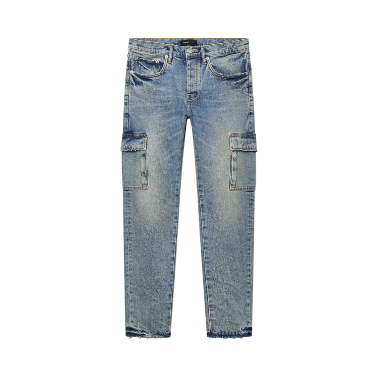 PURPLE BRAND Pumice Cargo "Light Indigo"