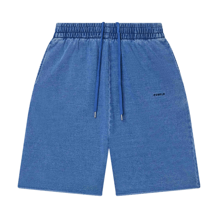 PURPLE BRAND Knit Jersey Shorts "Blue"