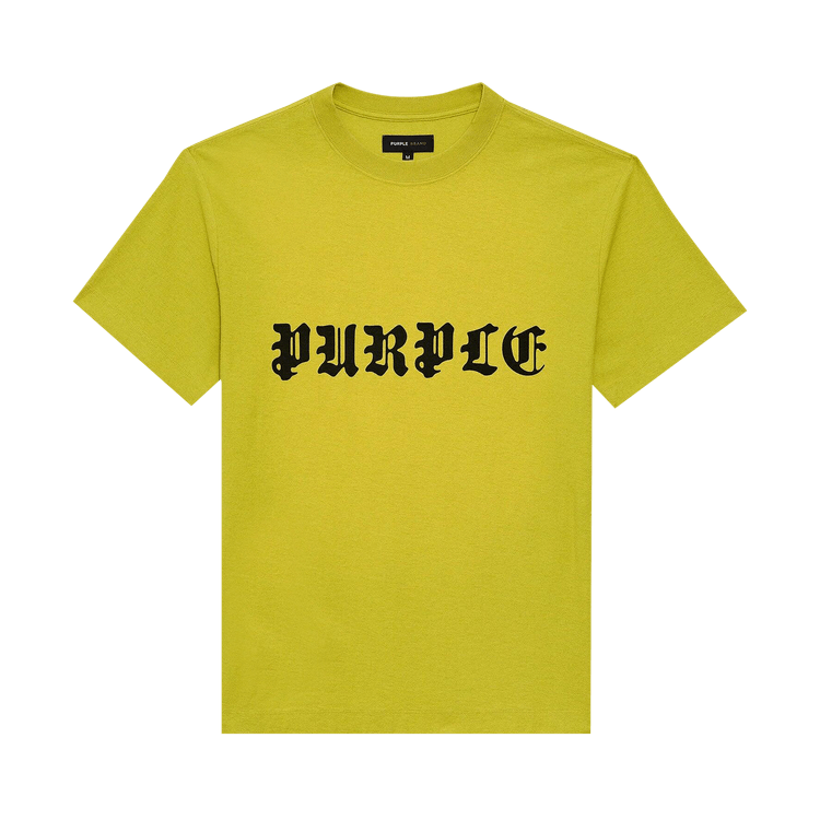 PURPLE BRAND Short-Sleeve Tee "Green"