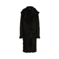 Attico Long Coat "Black"