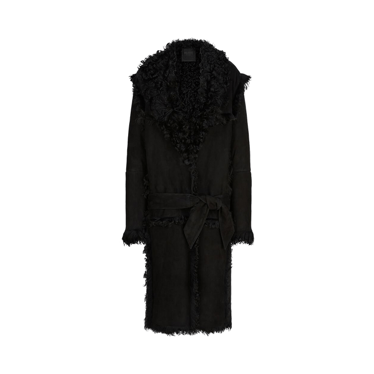 Attico Long Coat "Black"