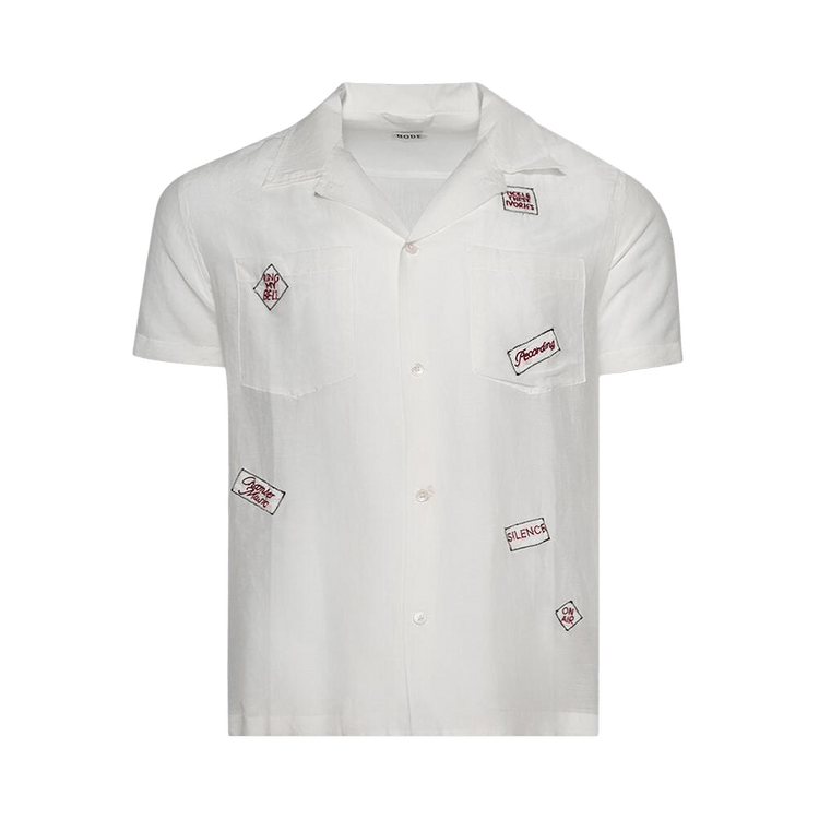 Bode On Air Short Sleeve Shirt "White"