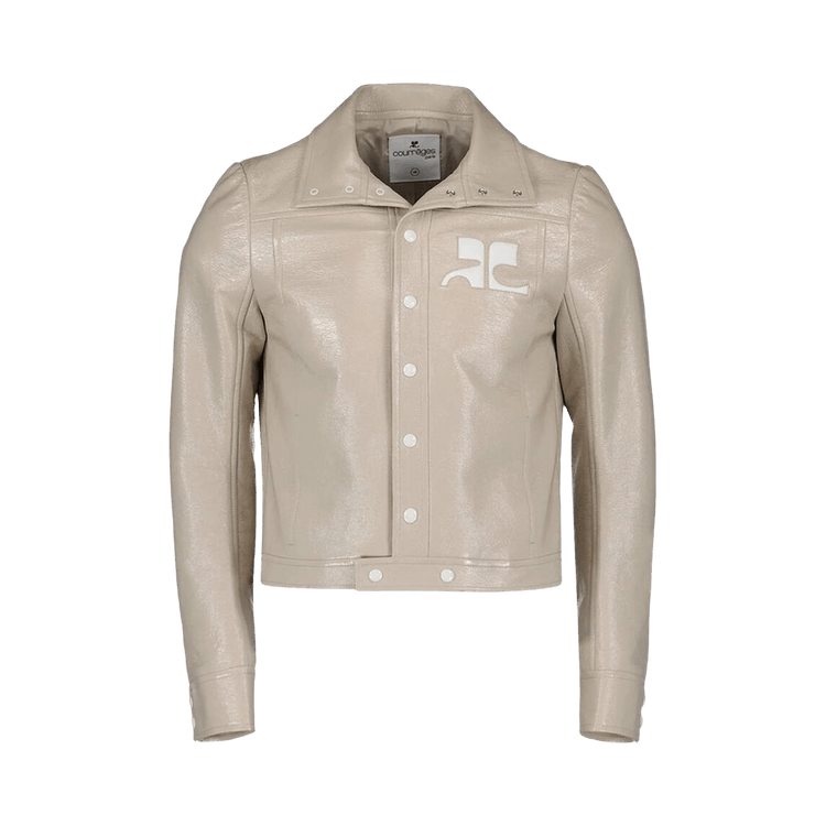 Courrèges Reedition Vinyl Jacket "Mastic Grey"