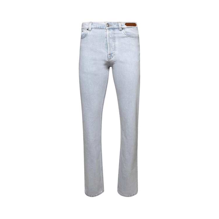 Lanvin Denim Regular Trousers "Light Blue"