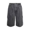 Nahmias Washed Pleated Cargo Shorts "Grey Wash"
