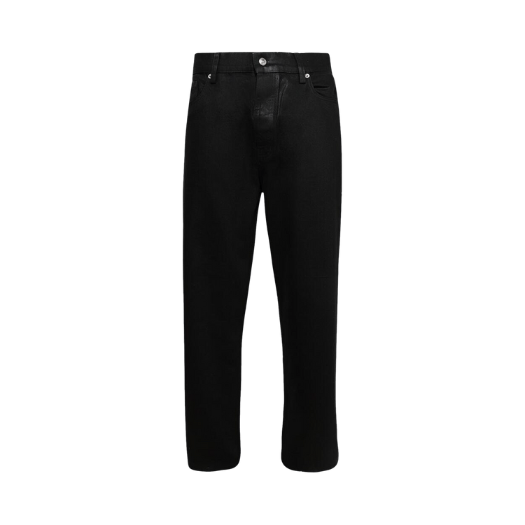 Nahmias Waxed Denim Baggy Jean "Black Wash"