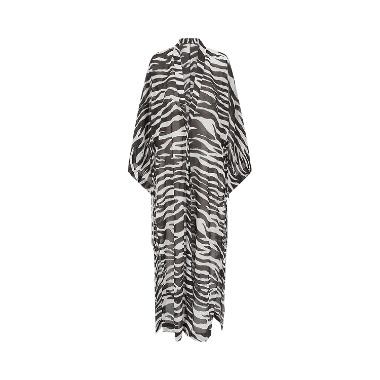 Attico Caftano "White/Black"