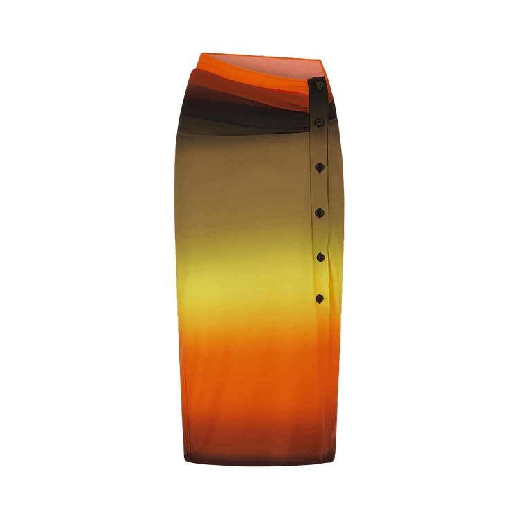 Attico Gonna Midi Skirt "Multicolor"