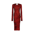 Attico Midi Dress "Red"