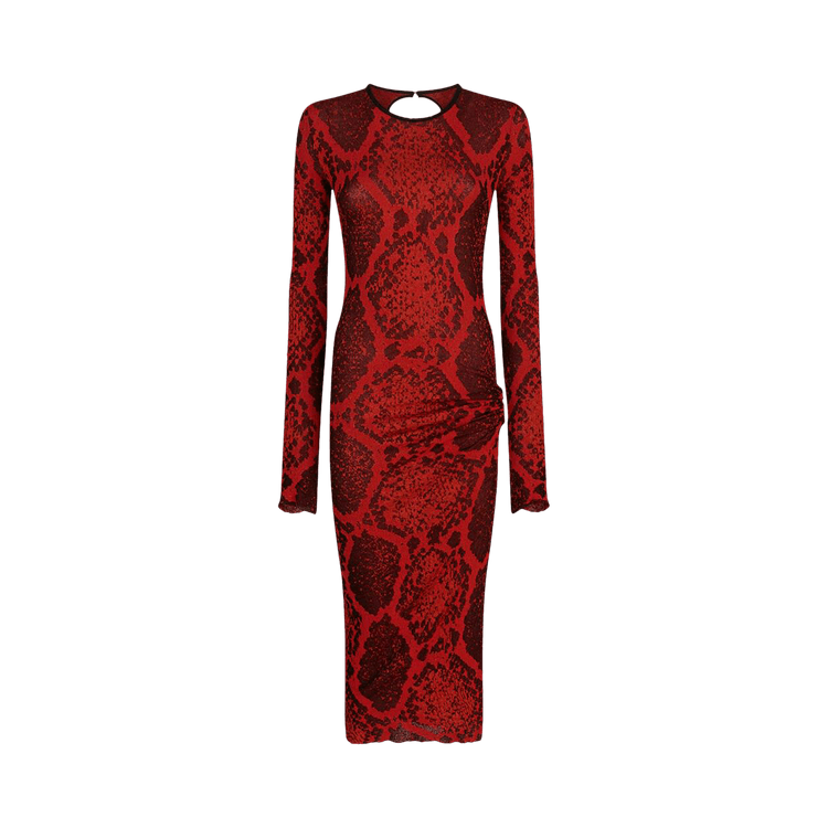Attico Midi Dress "Red"