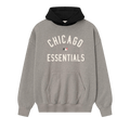Fear of God Essentials White Sox Sport Hoodie "Concrete Heather/Black"