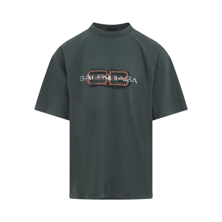 Balenciaga Medium Fit T-Shirt "Dark Green"