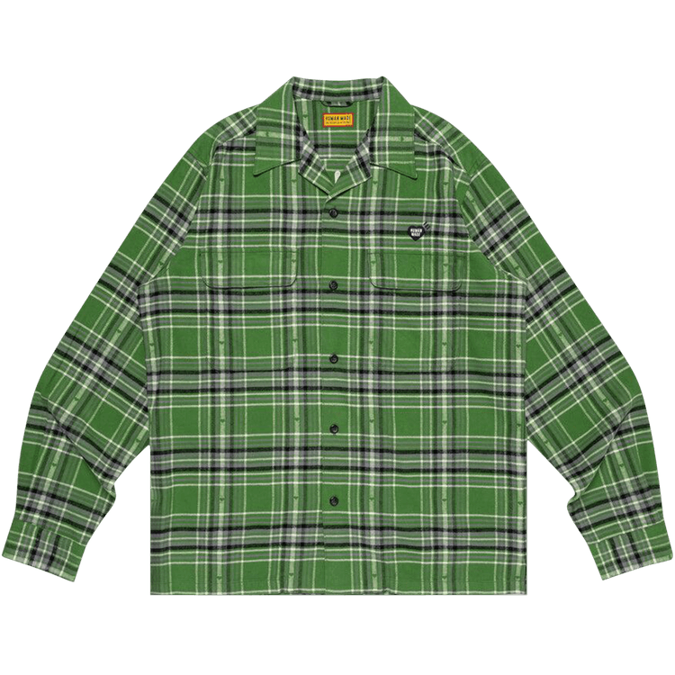 Human Made Flannel Check Shirt "Green"