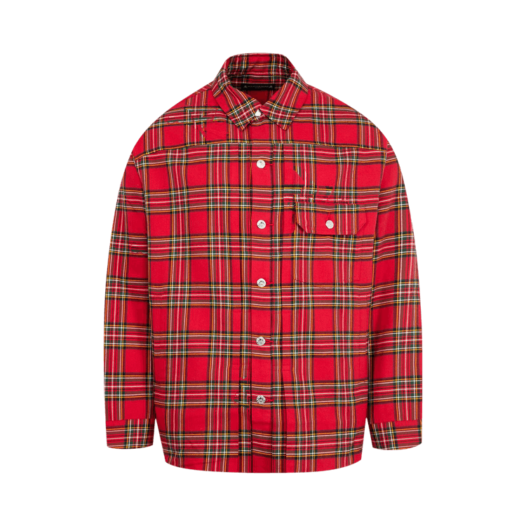Mastermind Type 1 Plaid Shirt "Red Plaid"