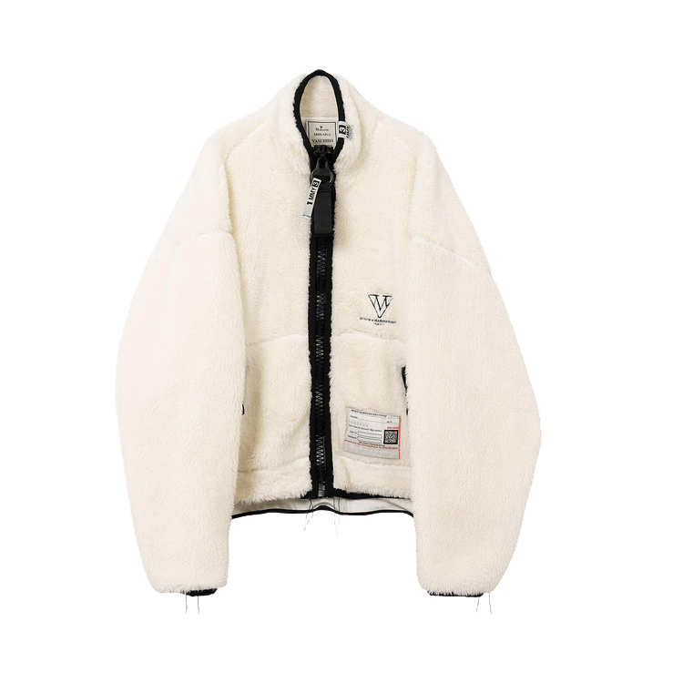 Maison Mihara Yasuhiro Amateur Sewn Like Boa Jacket "White"