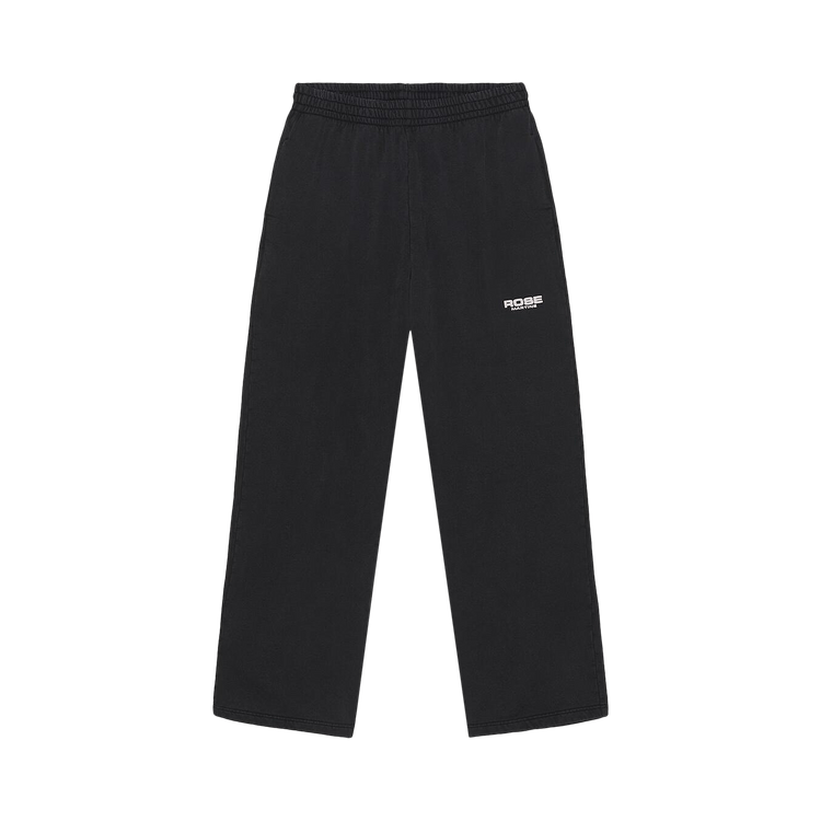Martine Rose Wide Leg Trackpant "Black Washed/Black Rose"