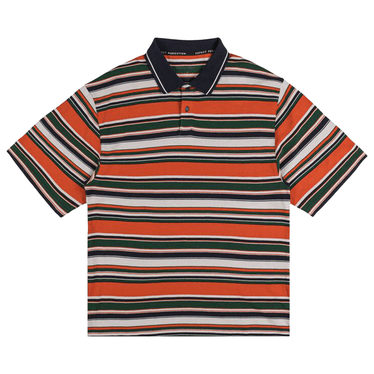 Martine Rose Oversized Polo "Green/Orange"