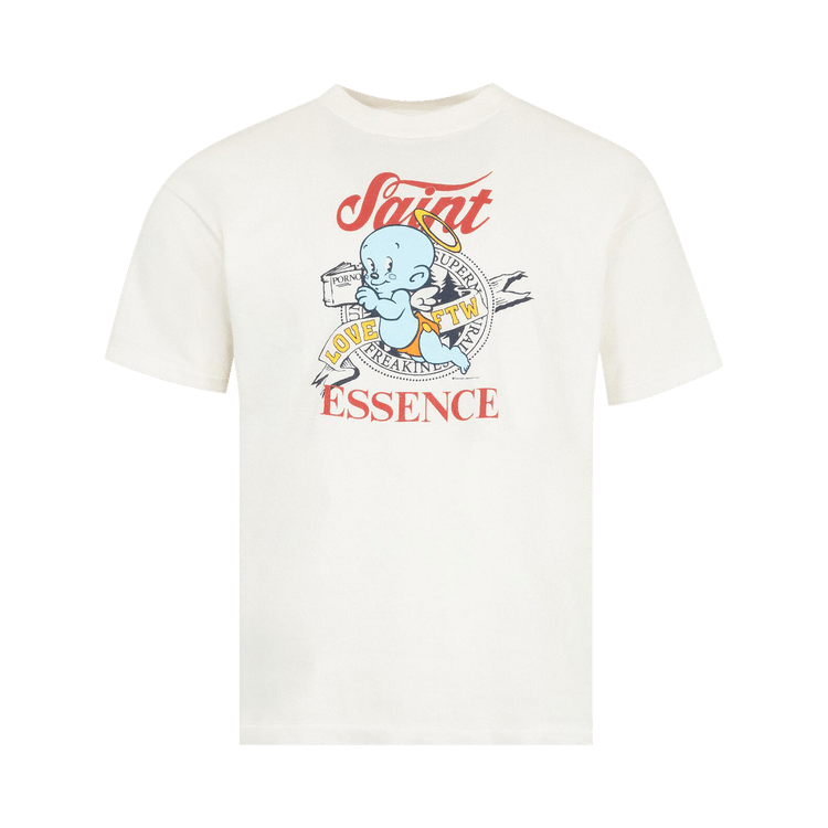 SAINT Mxxxxxx Baby Michael Short-Sleeve Tee "White"