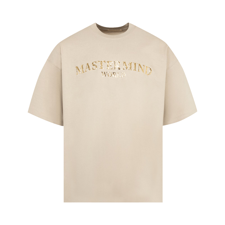 Mastermind Mirror Logo Short-Sleeve Tee "Greige"
