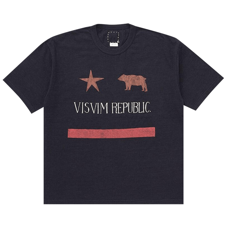 Visvim Jumbo Tee Short-Sleeve Republic "Navy"